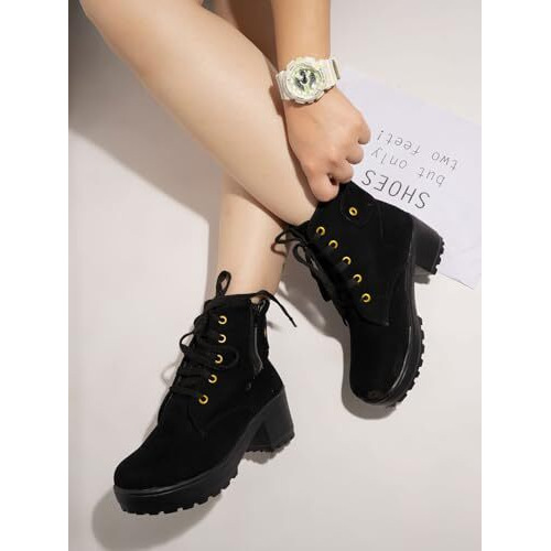 Shoetopia Girls Bt-608 Black Ankle Boot - 5 Uk (Girls-Bt-608-Black)