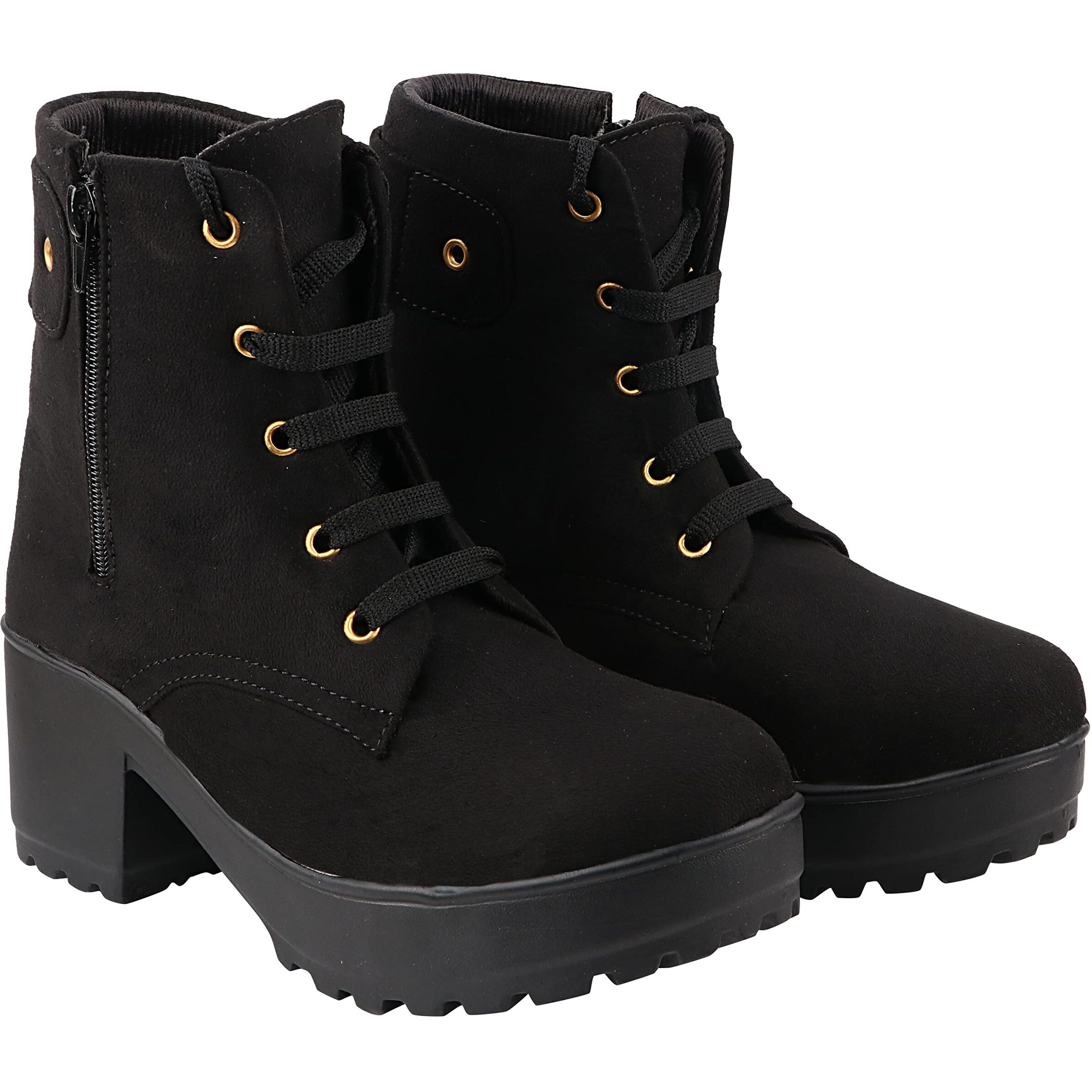 Shoetopia Women And Girls Black Boots
