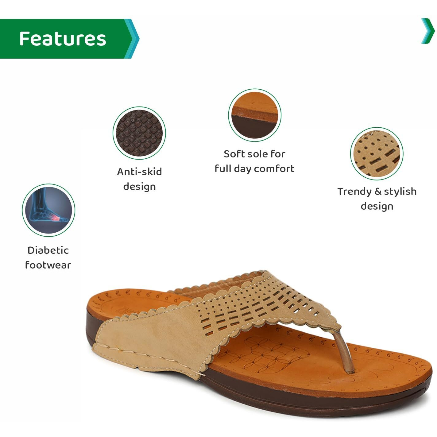 Ortho Joy Doctor Slipper For Women || Orthopedic Fashionable Women's Slipper