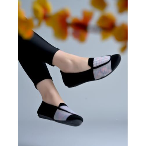 Shoetopia Comfortable Black Ballerinas /Eu41