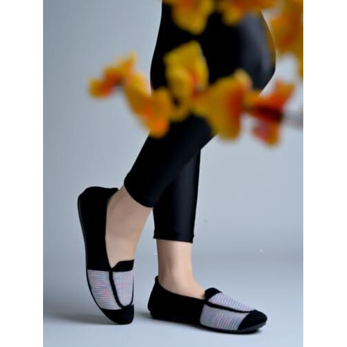 Shoetopia Comfortable Black Ballerinas /Eu41