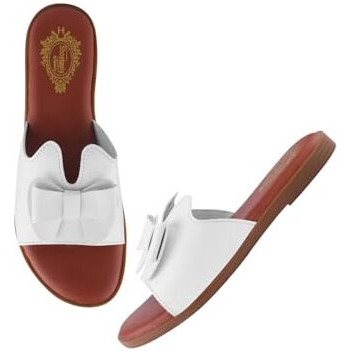 Shoetopia Stylish Solid White Flats For Women /Eu40