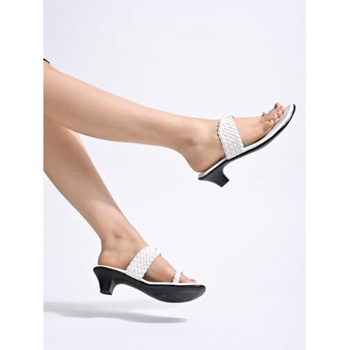 Shoetopia Girls Ap-64 White Heeled Sandal - 8 Uk (Girls-Ap-64-White)