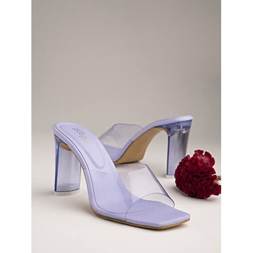 Shoetopia Girls Goa Purple Heeled Sandal - 7 Uk (Girls-Goa-Purple)