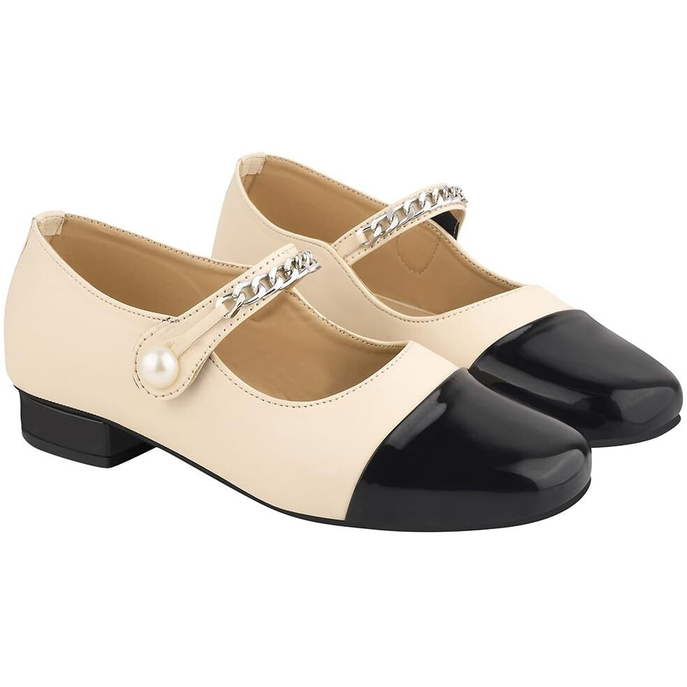 Shoetopia Stylish Marry-Janes For Women & Girls /Eu37 Cream