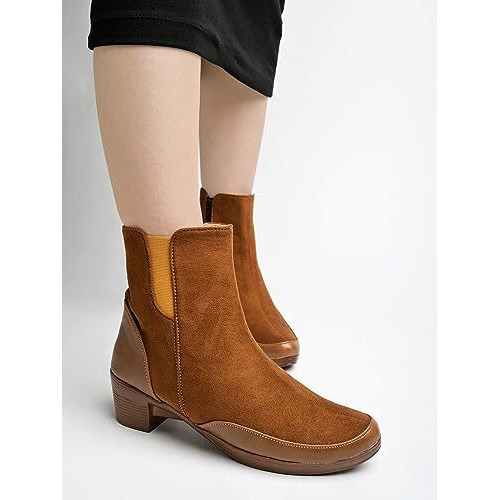 Shoetopia Stylish Tan Boots For Women & Girls /Uk4