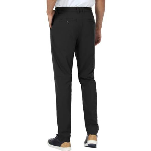 Toplot Men's Trouser Ii Men's Regular Formal Pants Ii Men's Regular Fit Formal Trouser (Pant-5222-Black-34)