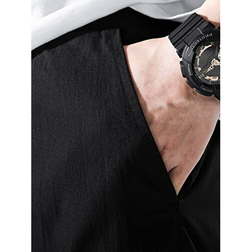 Toplot Men's Cotton Cargo Pants || Casual Trouser For Men || Cargo For Men (Men-Cargo-5228-Black-32)