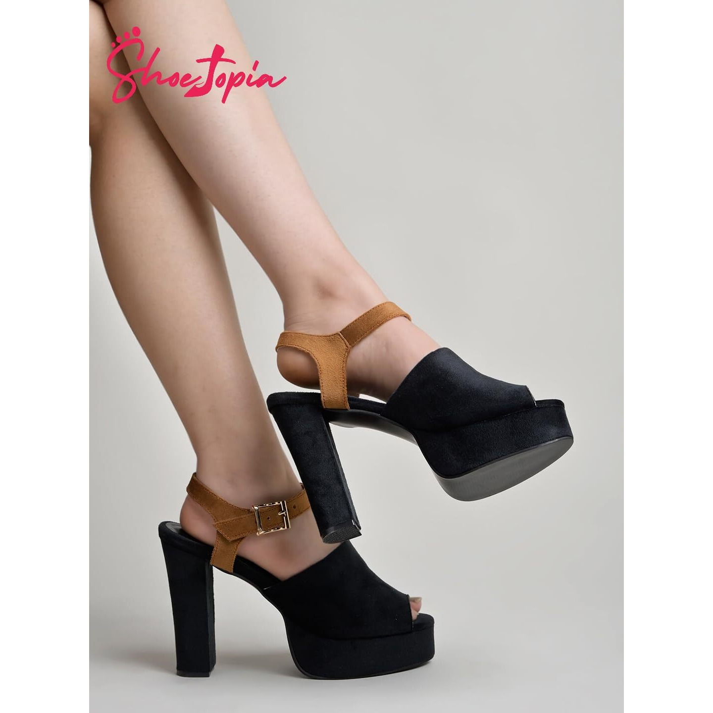 Shoetopia Women's Heeled Sandal-6 Kids Uk (Girls-Book-Black)-Eu39