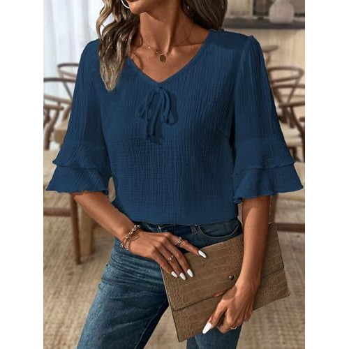 Toplot Fashion Women Tops || Shirt For Woman || Trendy Top For Women || Western Tops For Woman Stylish || Single (Pop-Tshirt-5231-Teal-L)