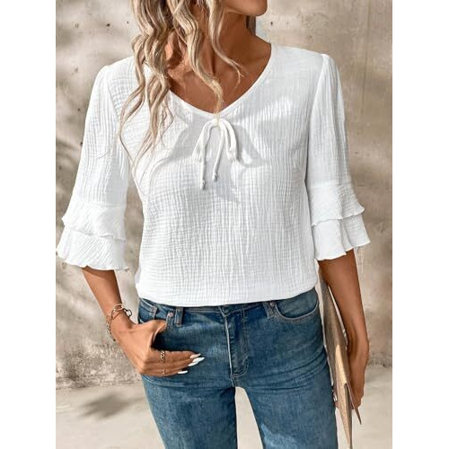 Toplot Fashion Women Tops || Shirt For Woman || Trendy Top For Women || Western Tops For Woman Stylish || Single (Pop-Tshirt-5231-White-Xs)