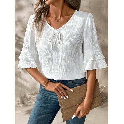 Toplot Fashion Women Tops || Shirt For Woman || Trendy Top For Women || Western Tops For Woman Stylish || Single (Pop-Tshirt-5231-White-Xs)