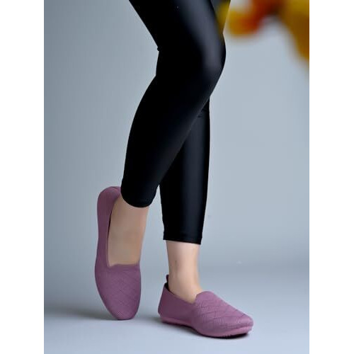Shoetopia Comfortable Stylish Peach Ballerinas For Women & Girls /Eu41
