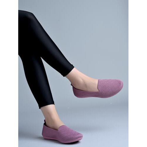 Shoetopia Comfortable Stylish Peach Ballerinas For Women & Girls /Eu41