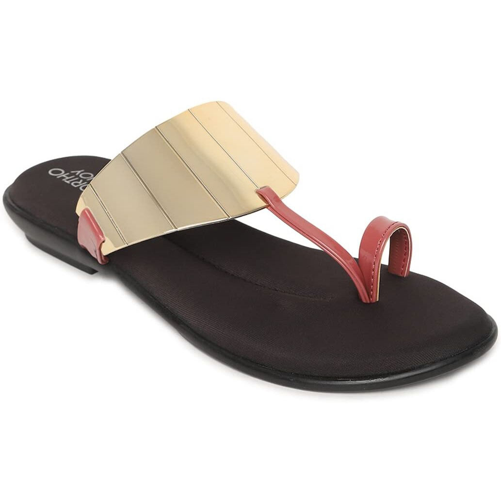 Ortho Joy Fancy Doctor Slippers | Stylish Chappal For Women | Comfortable Flat Sandals For Women