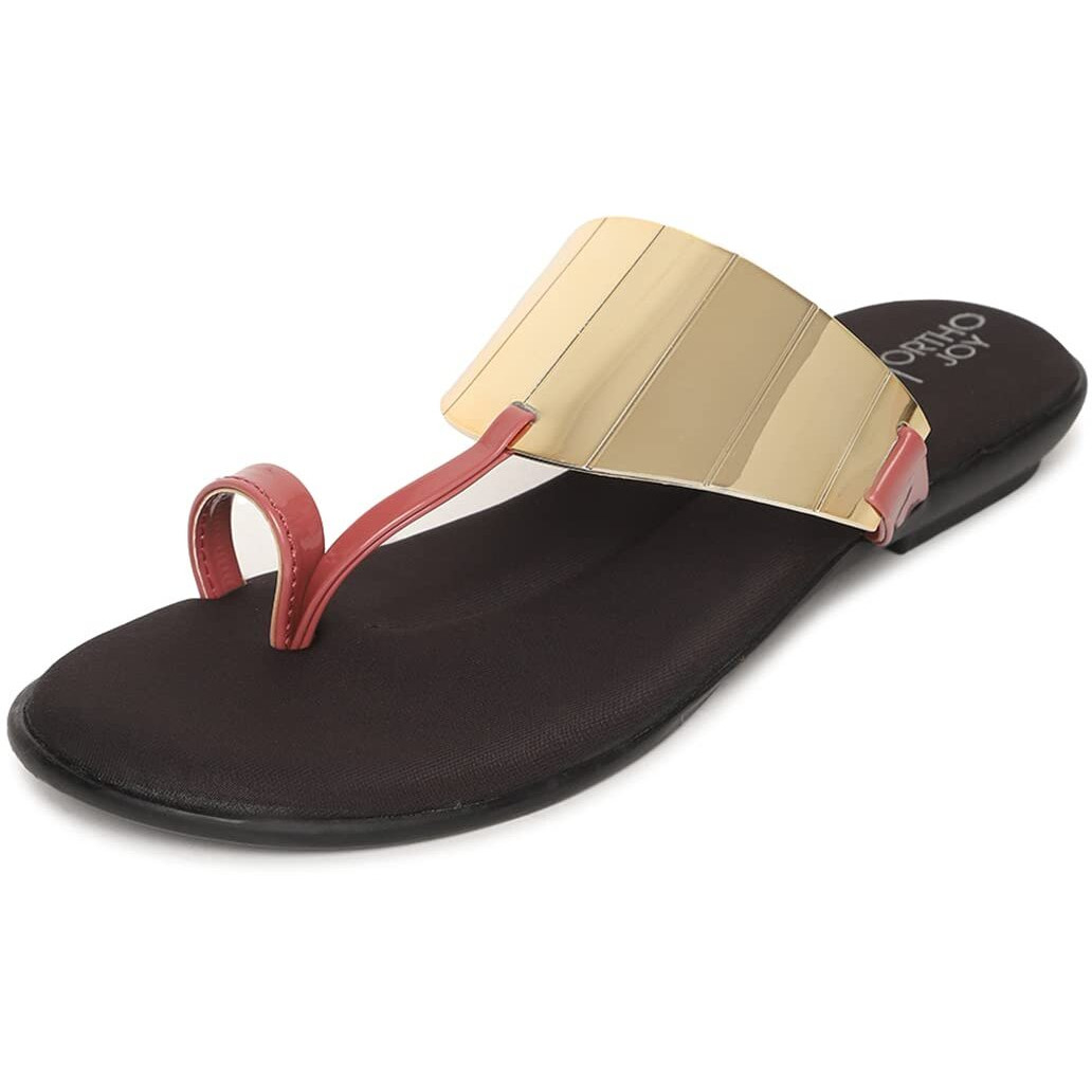 Ortho Joy Fancy Doctor Slippers | Stylish Chappal For Women | Comfortable Flat Sandals For Women