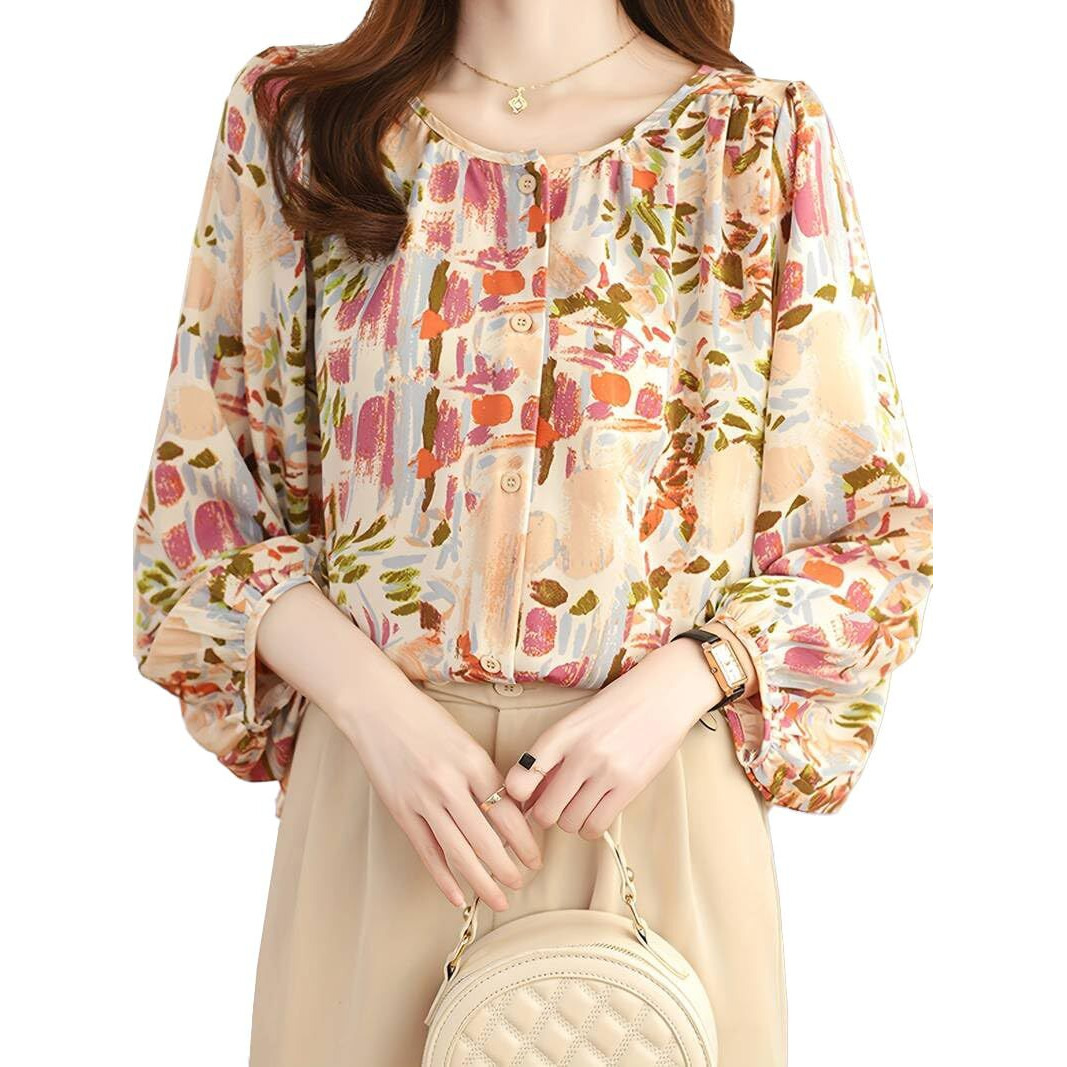 Toplot Women Shirt || Tops For Women || Western Tops For Woman Stylish || Trendy Tops || Oversized (Printed-Top-5233-Pink-L)