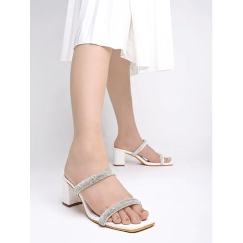 Shoetopia Women's Block Heel Sandal