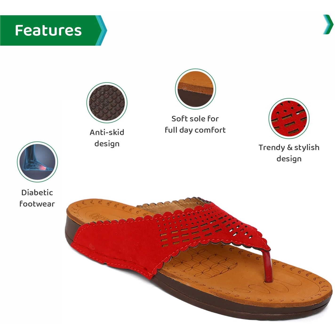 Ortho Joy Doctor Slipper For Women || Orthopedic Fashionable Women's Slipper