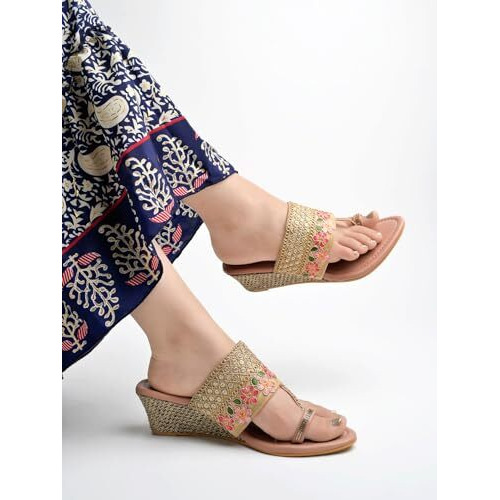 Shoetopia Girls Hm-118 Pink Wedge Sandal - 6 Uk (Girls-Hm-118-Pink)