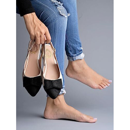 Shoetopia Girls T-13 Black Flat Sandal - 6 Uk (Girls-T-13-Black)