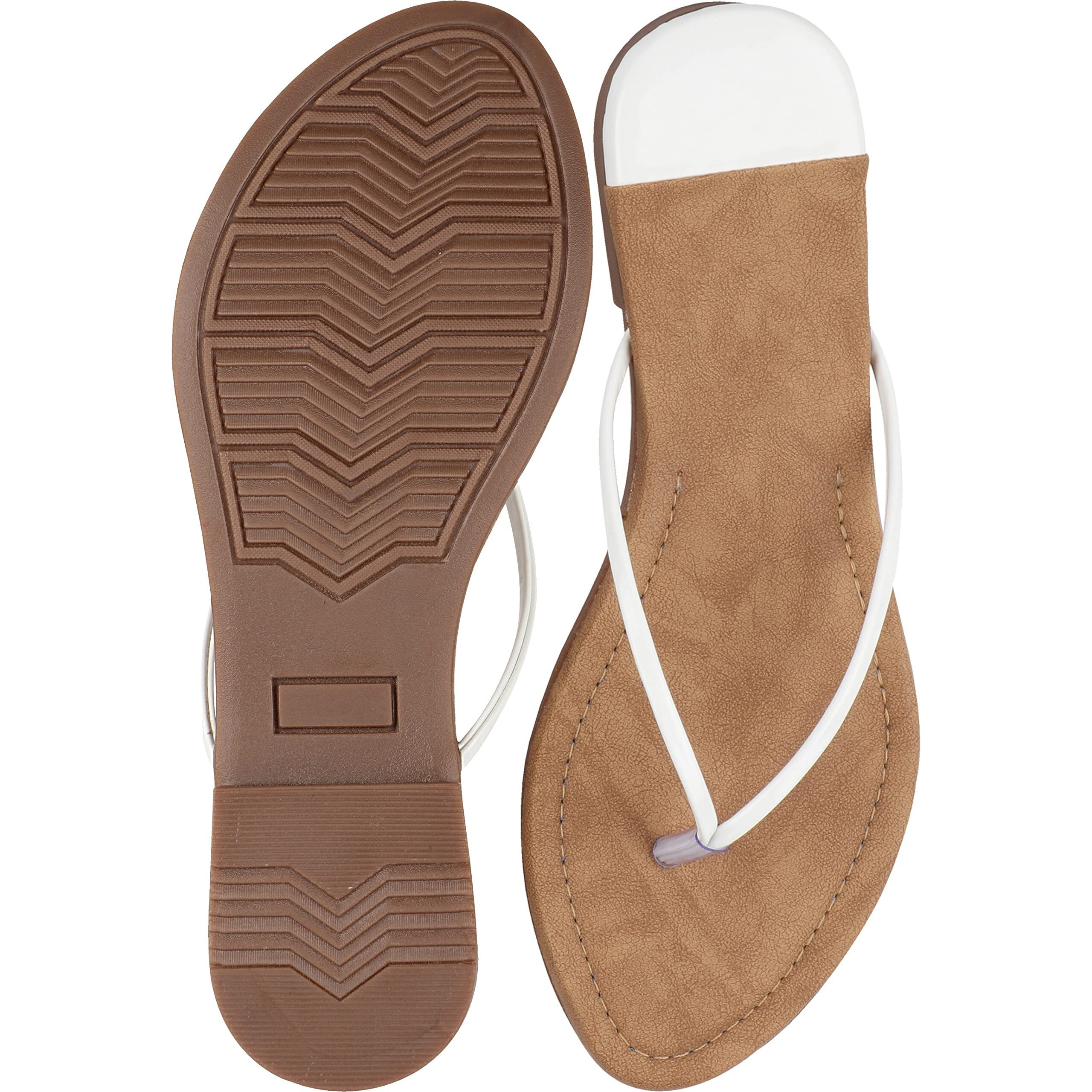 Shoetopia Womens White Stylish Trending Flats-Eu37
