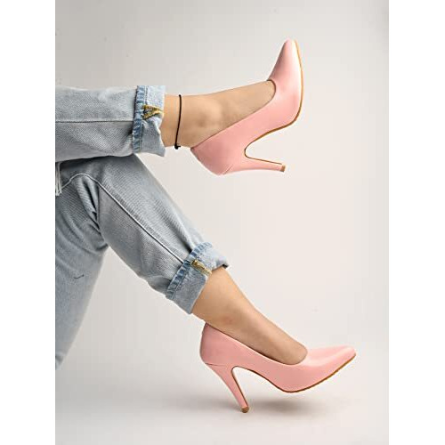 Shoetopia Girls Girls-Belly-Kia Pink Pump - 2 Uk (Girls-Belly-Kia-Light-Pink)