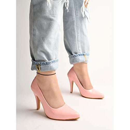 Shoetopia Girls Girls-Belly-Kia Pink Pump - 2 Uk (Girls-Belly-Kia-Light-Pink)