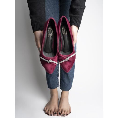 Shoetopia Girls Monika Cherry Dress Shoe - 8 Uk (Girls-Monika-Cherry)