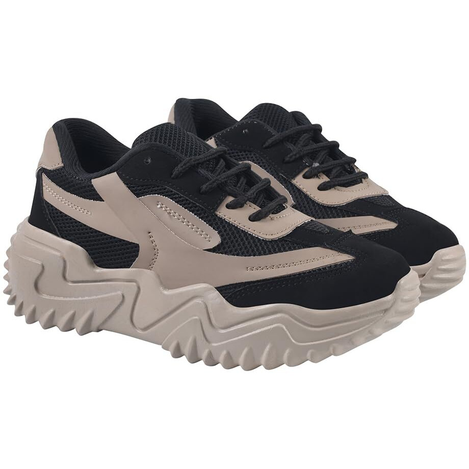 Shoetopia Smart Casual Comfortable White Sneakers For Women /Eu36