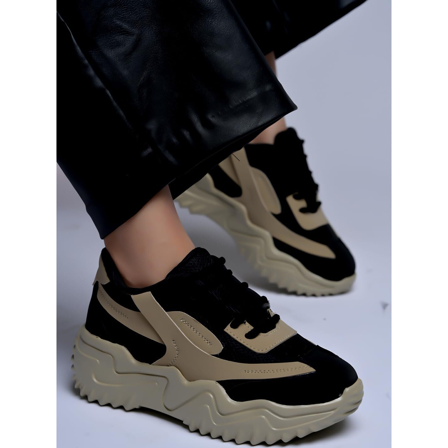 Shoetopia Smart Casual Comfortable White Sneakers For Women /Eu36