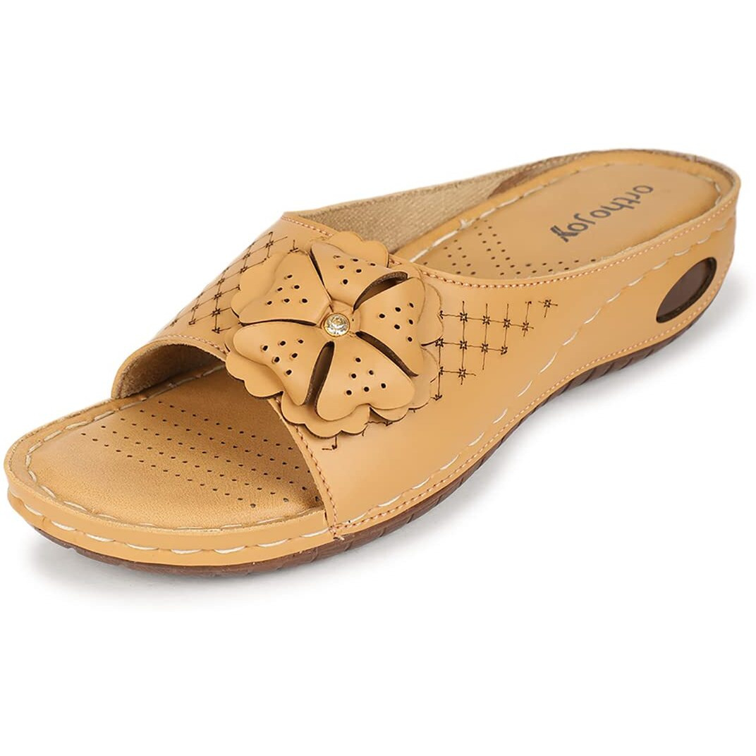 Ortho Joy Extra-Soft Comfortable Stylish And Fancy Slippers For Women