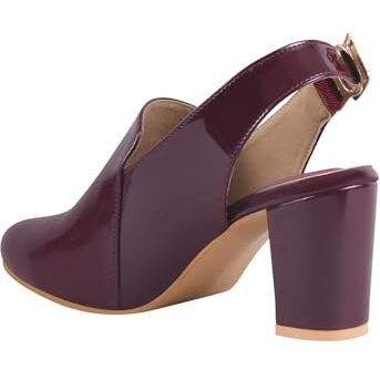 Shoetopia Pointed Toe Cherry Pumps For Women & Girls /Eu38