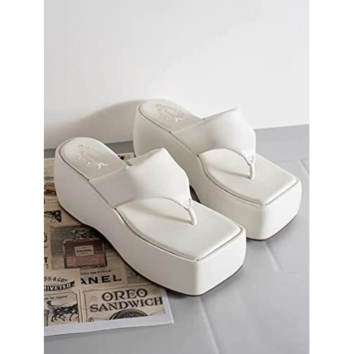 Shoetopia Girls P-2 White Platform - 5 Uk (Girls-P-2-White)