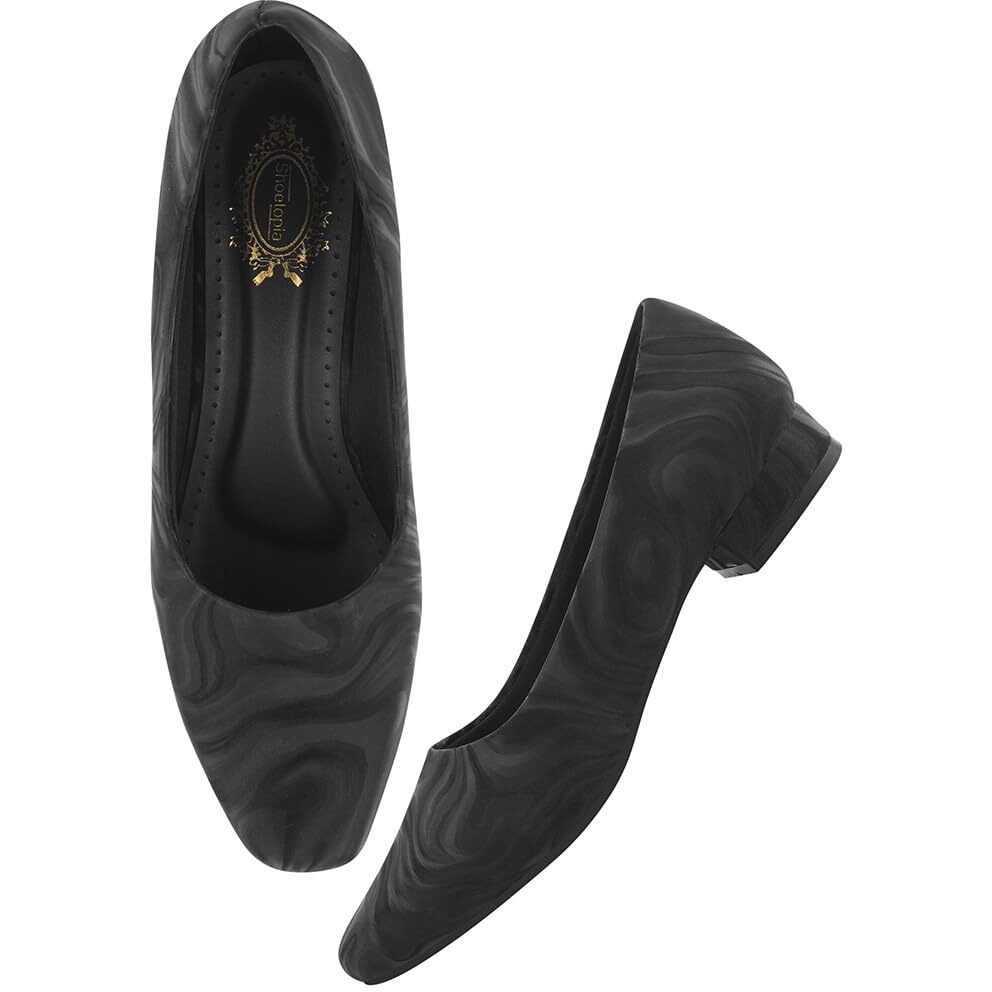Shoetopia Pointed Toe Black Pumps For Women /Eu37