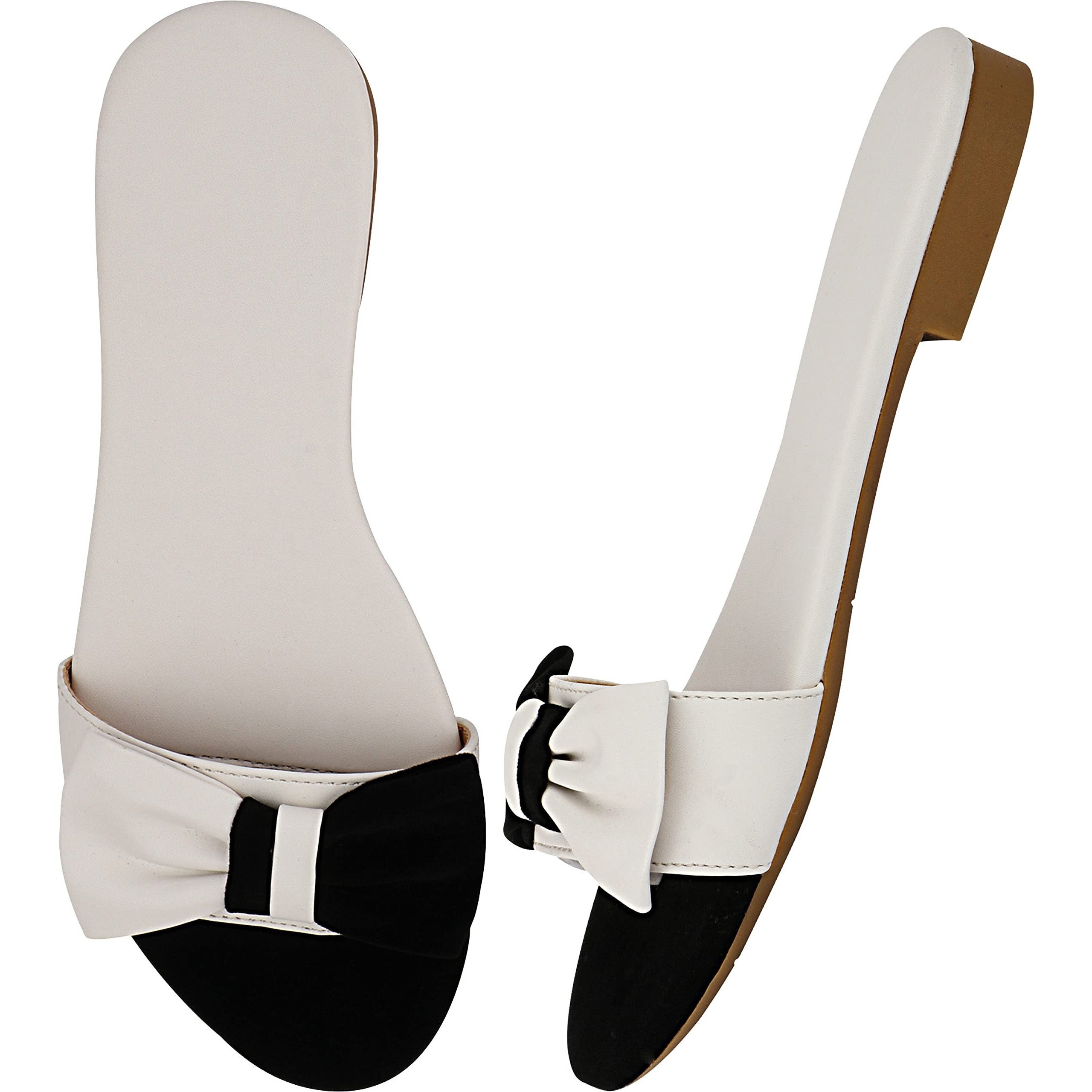 Shoetopia Girls White Stylish Trending Flats-Eu37