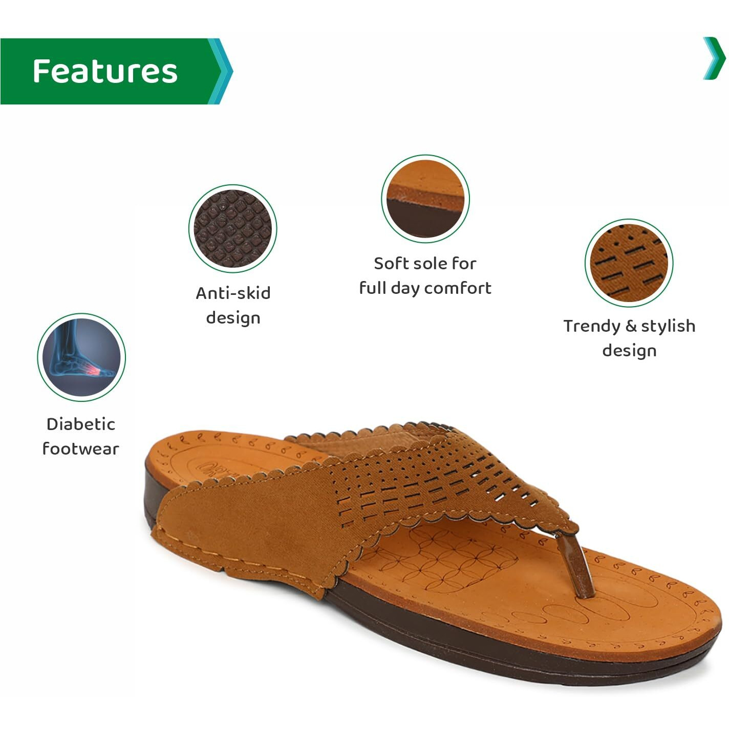 Ortho Joy Doctor Slipper For Women || Orthopedic Fashionable Women's Slipper