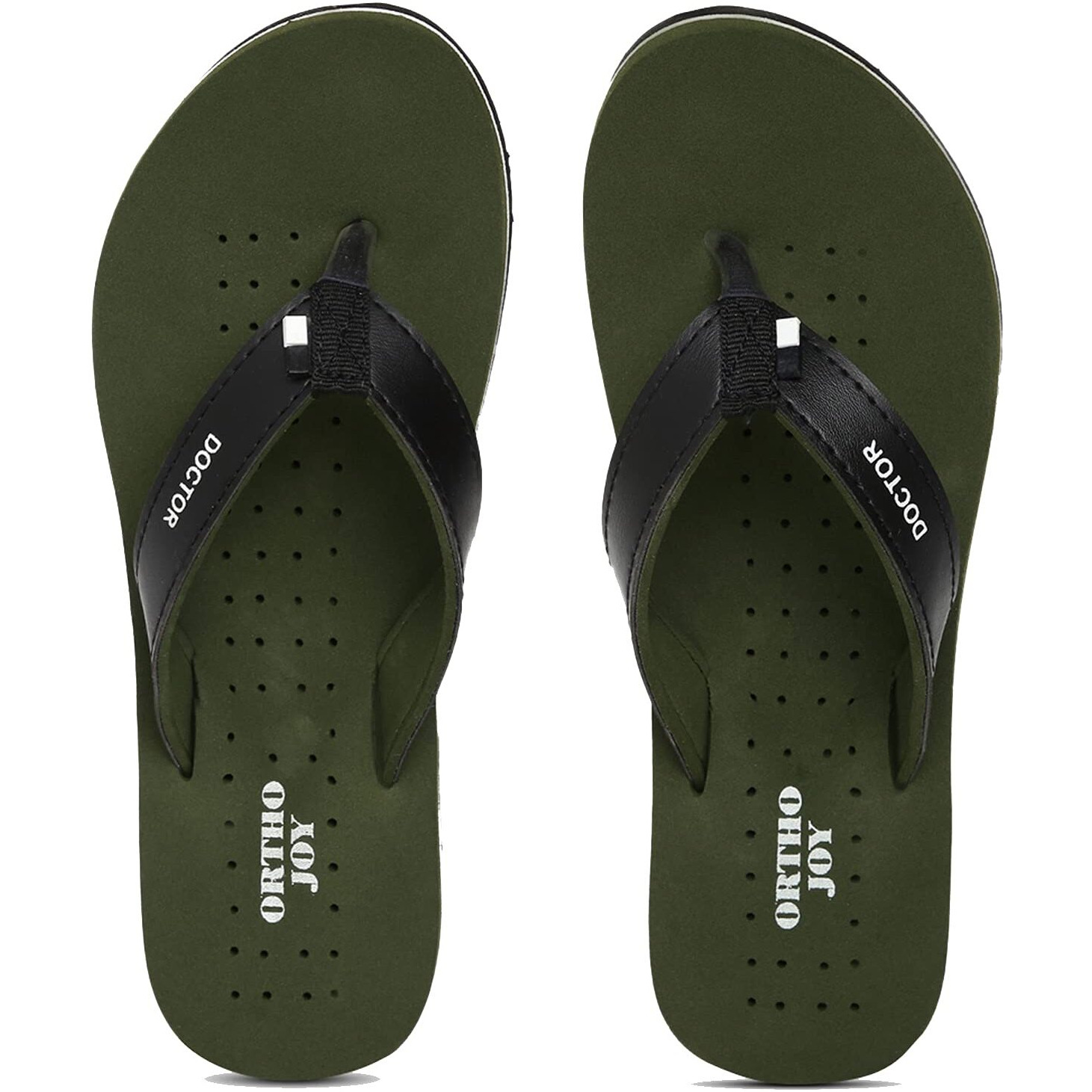 Ortho Joy Doctor Orthopedic Slippers For Women (Dark Green)