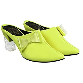 Shoetopia Girls Bantu-425 Green Mule - 3 Uk (Girls-Bantu-425-Green)