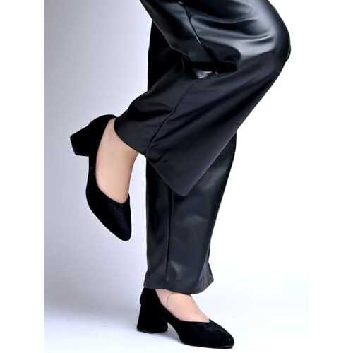 Shoetopia Elegant Black Pumps For Women & Girls /Eu40