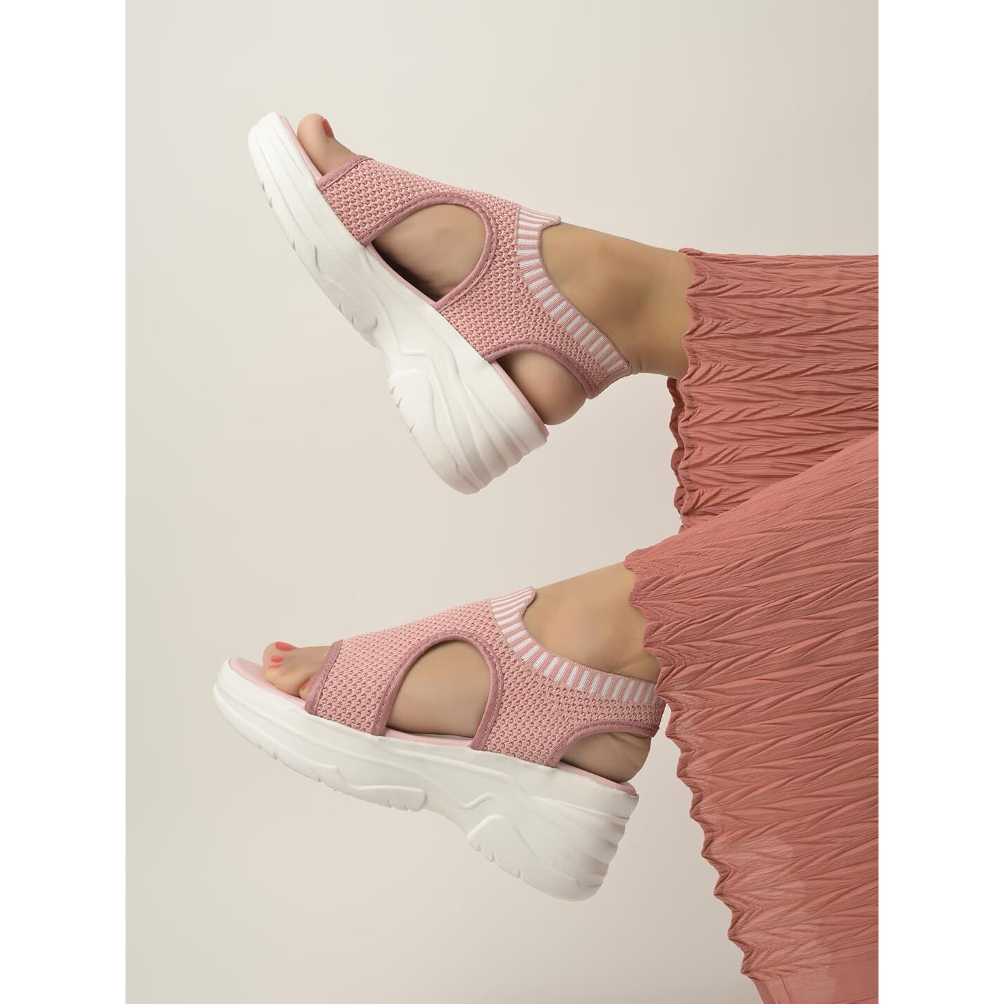 Shoetopia Flatforms Sandals For Women & Girls