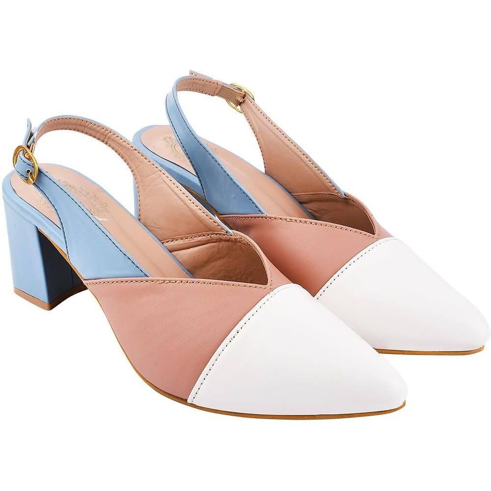 Shoetopia Girls Town Multicolor Heeled Sandal - 6 Uk (Girls-Town-Multi)