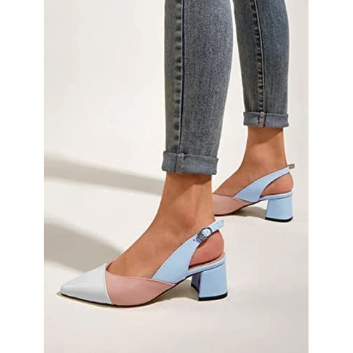 Shoetopia Girls Town Multicolor Heeled Sandal - 6 Uk (Girls-Town-Multi)