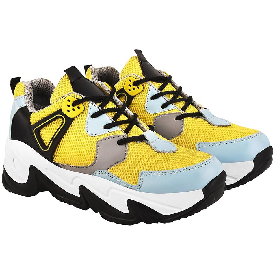Shoetopia Girls Jm-25 Yellow Casual Shoe - 8 Uk (Girls-Jm-25-Yellow)