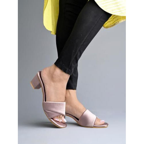 Shoetopia Girls Heel-311 Mauve Heeled Sandal - 6 Uk (Girls-Heel-311-Mauve)