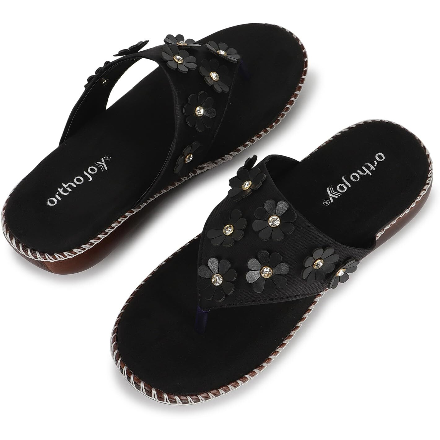 Ortho Joy Doctor Fancy Footwear For Women || Orthopedic Women's Fancy Slipper/Sandal For Women