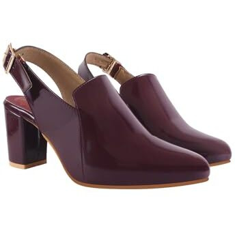 Shoetopia Pointed Toe Cherry Pumps For Women & Girls /Eu39