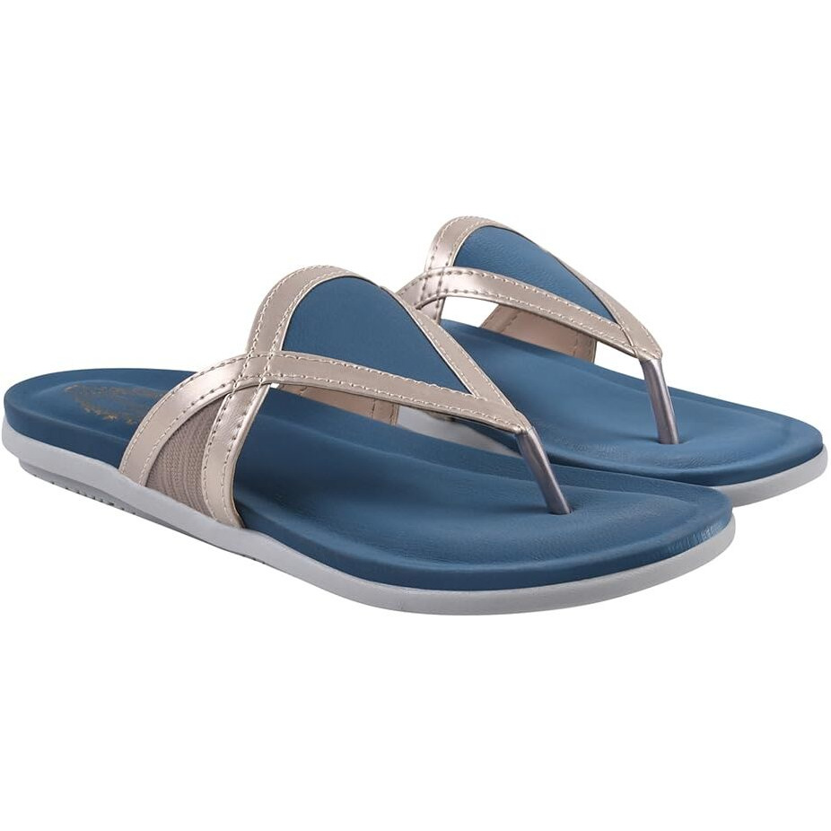 Shoetopia Stylish & Comfortable Blue Flats For Women & Girls /Eu42