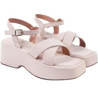 Shoetopia Smart Casual Cream Sporty Sandals For Women & Girls /Eu41