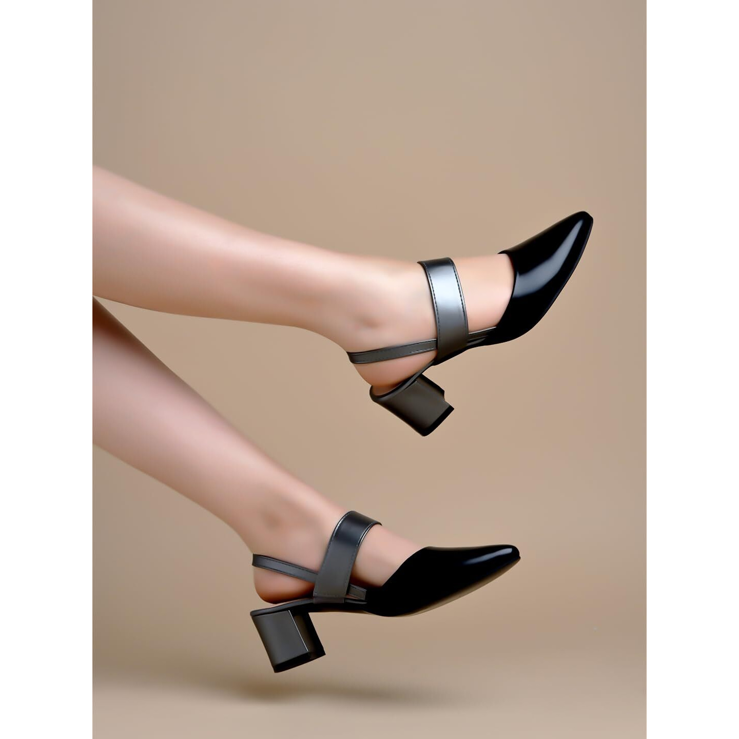 Shoetopia Stylish Pointed Toe Black Pumps For Women & Girls /Eu38